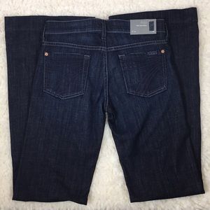 7 For All Mankind dojo flare leg trousers size 26